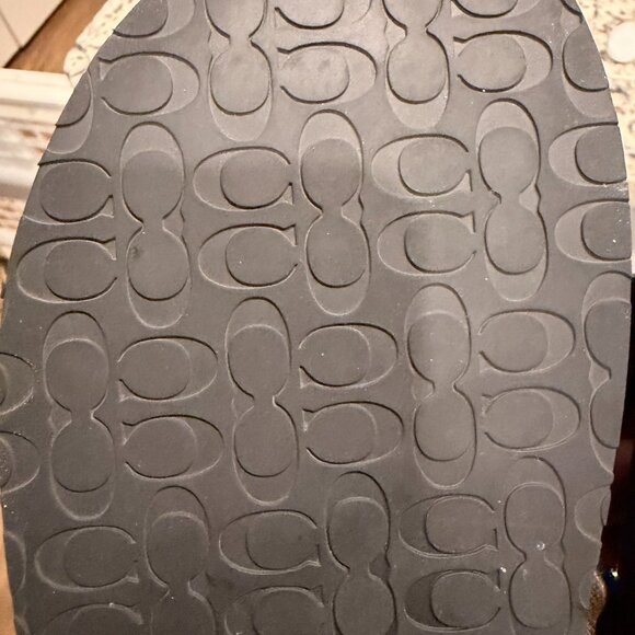 COACH Signature Canvas & Leather Flip-Flop Sandals (Mens)– Classic. Comfortable. - Picture 5 of 8